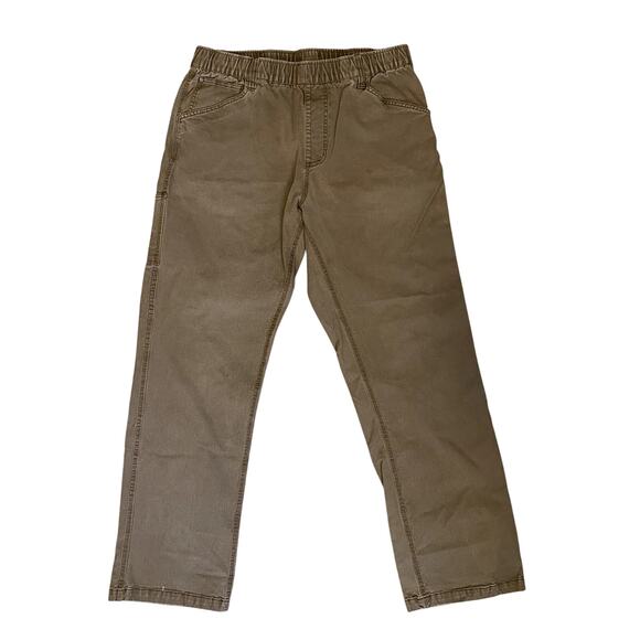 RVCA Other - RVCA Men's Size Medium Khaki Brown Elastic Waist Drawstring Stretch Twill Pants